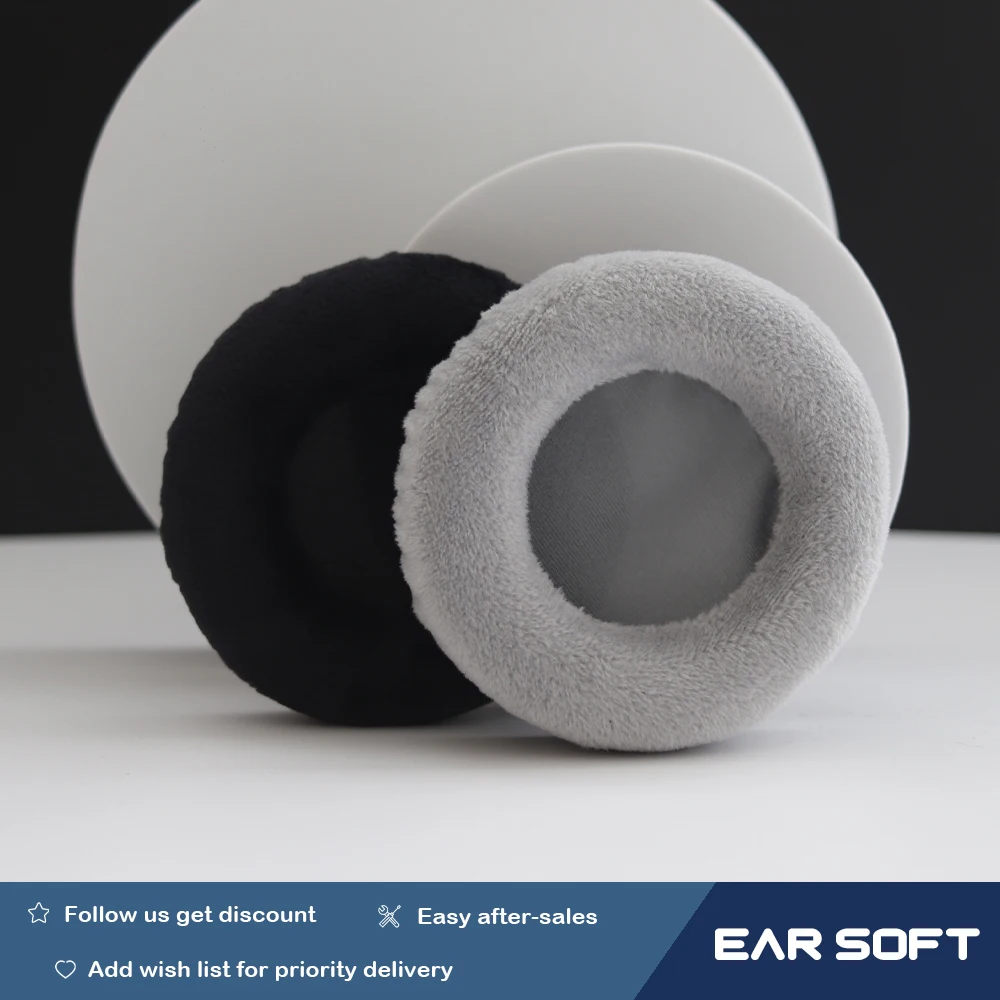 

Earsoft Replacement Cushions for JVC HA-RX300 HA-RX350 Headphones Cushion Velvet EarPads Headset Cover Earmuff Sleeve