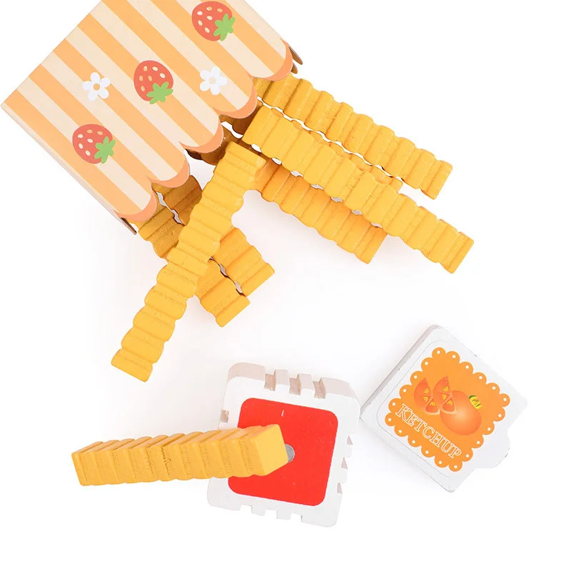 Magnetisches Werkzeug Küche Montessori Gehirnspiel Spielzeug Hamburger Spielhaus Spielzeug Simulation Gewürz Backen Spielzeug Holz Lernspielzeug