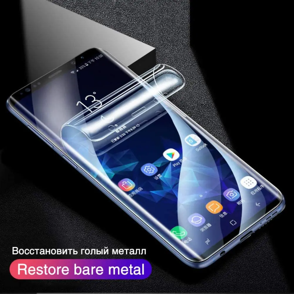 Screen Protector Hydrogel Film For Sony Xperia 1 10 10Plus XA1 XA1 Ultra XZ1 Compact XA2 Full Cover Protective Film Not Glass