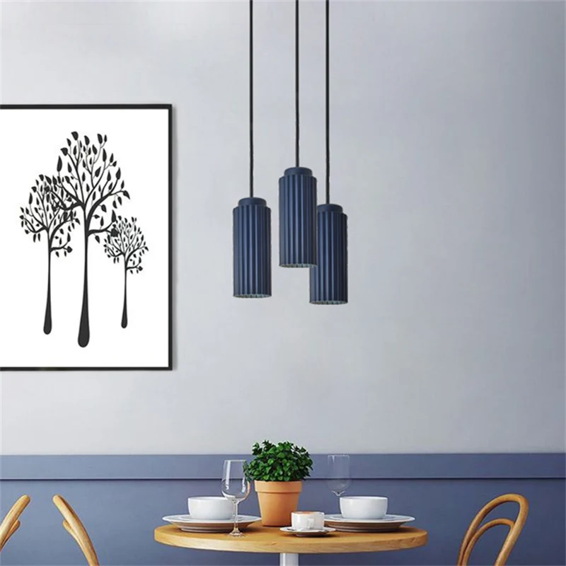 

Denmark Design Ring Pendant Lights LED GU10 Bedroom Living Room Apartment Ins Creative Contracted Hanging Multi-Head Luminaire