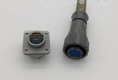 Enchufe y enchufe de aviación, Fq18-12tk/ZJ, núcleo de Fq18-12, apertura de conector impermeable, 18mm