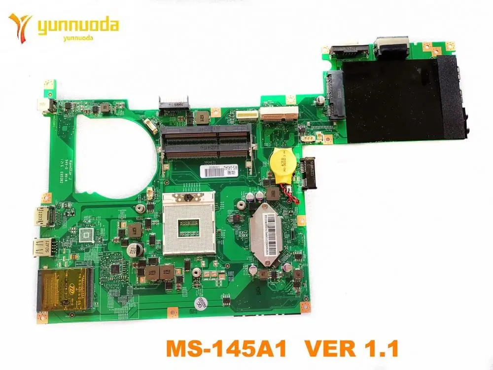 Original for MSI  MS-145A1 laptop motherboard MS-145A1  VER 1.1   tested good free shipping