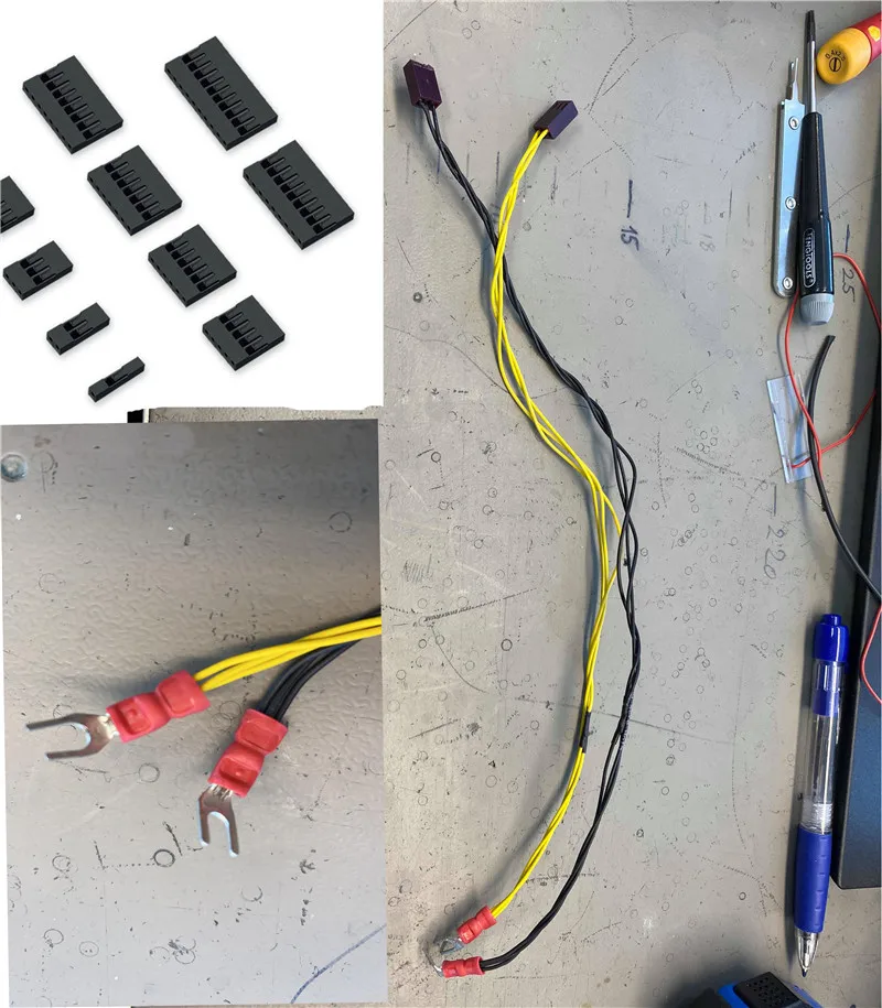 24AWG 300MM SV1.25-3 dupont 2.54 harness cable SV1.25-3 300MM double head customization made