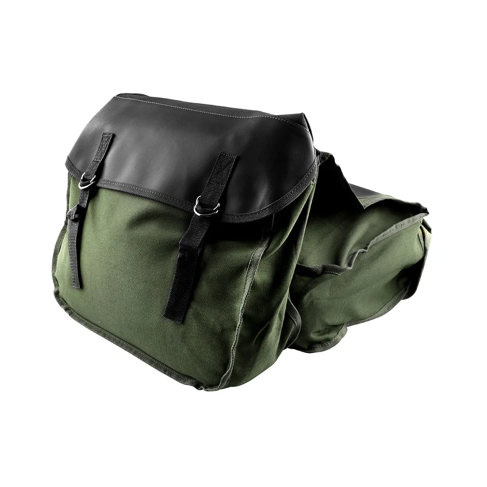 Motorcycle Saddlebag Canvas Backseat Luggage Bag  For kawasaki vn 1500 z750 vn900 zzr 1100 er6f z650 vn 800 zzr 400 ninja 250r