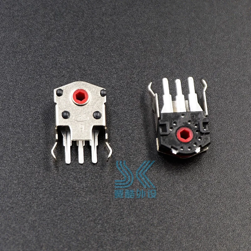 2pcs Original TTC Mouse Encoder Highly Accurate 9mm Red Core Solve sensei RAW RIVAL 100 310 g403 G603 G703  roller wheel problem