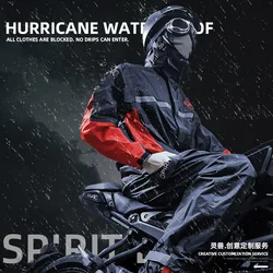 Spirit Beast Motorcycle Rain Poncho Men Rain Coat Women raincoat Waterproof Suit Unisex Raincoat Impermeable Hooded Rain Coat