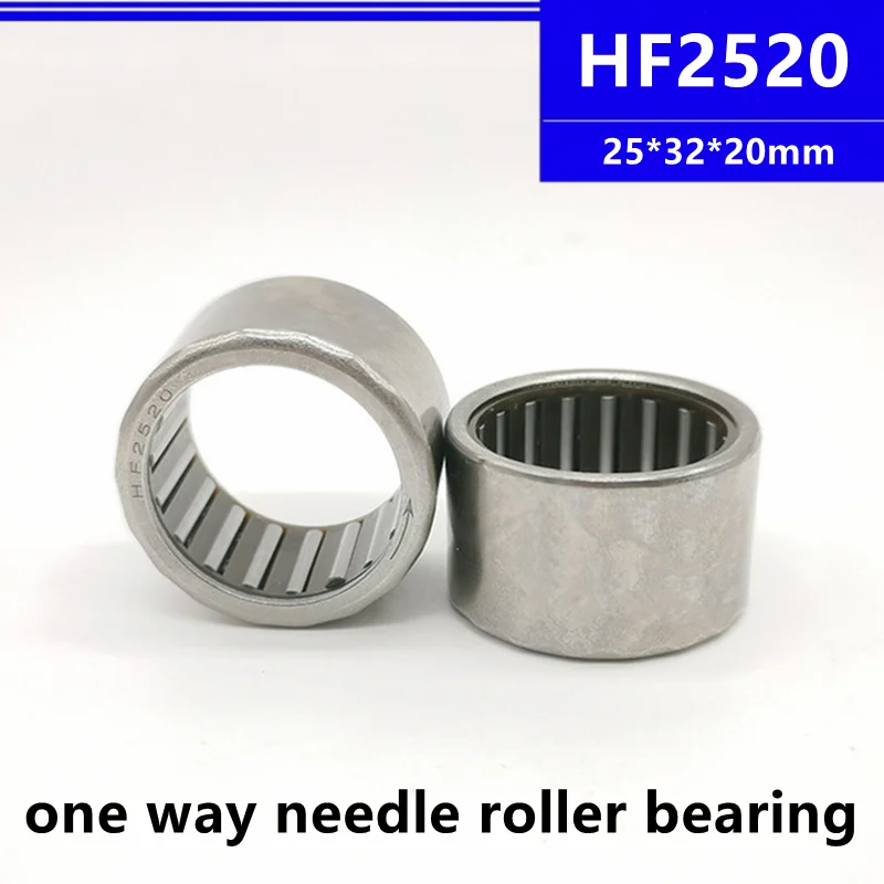 

10pcs/50pcs HF2520 25*32*20mm One Way Single Cluth Drawn Cup Needle Roller Bearing 25x32x20mm