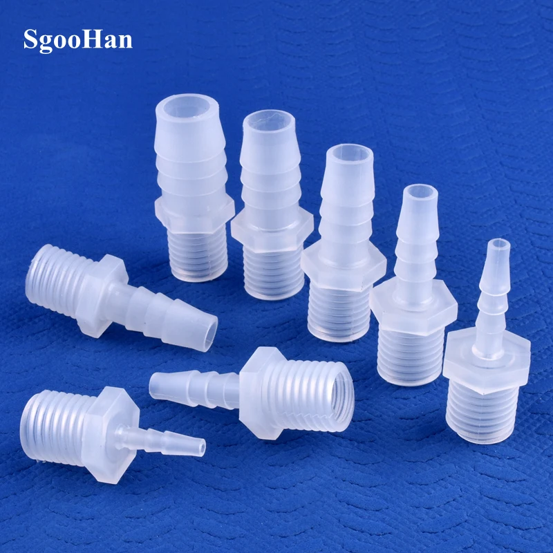 

5~200pcs M14 M16 Thread To 3.9~16mm PP Pagoda Direct Connectors Irrigation System Water Pipe Hose Joints Aquarium Tank Adapter