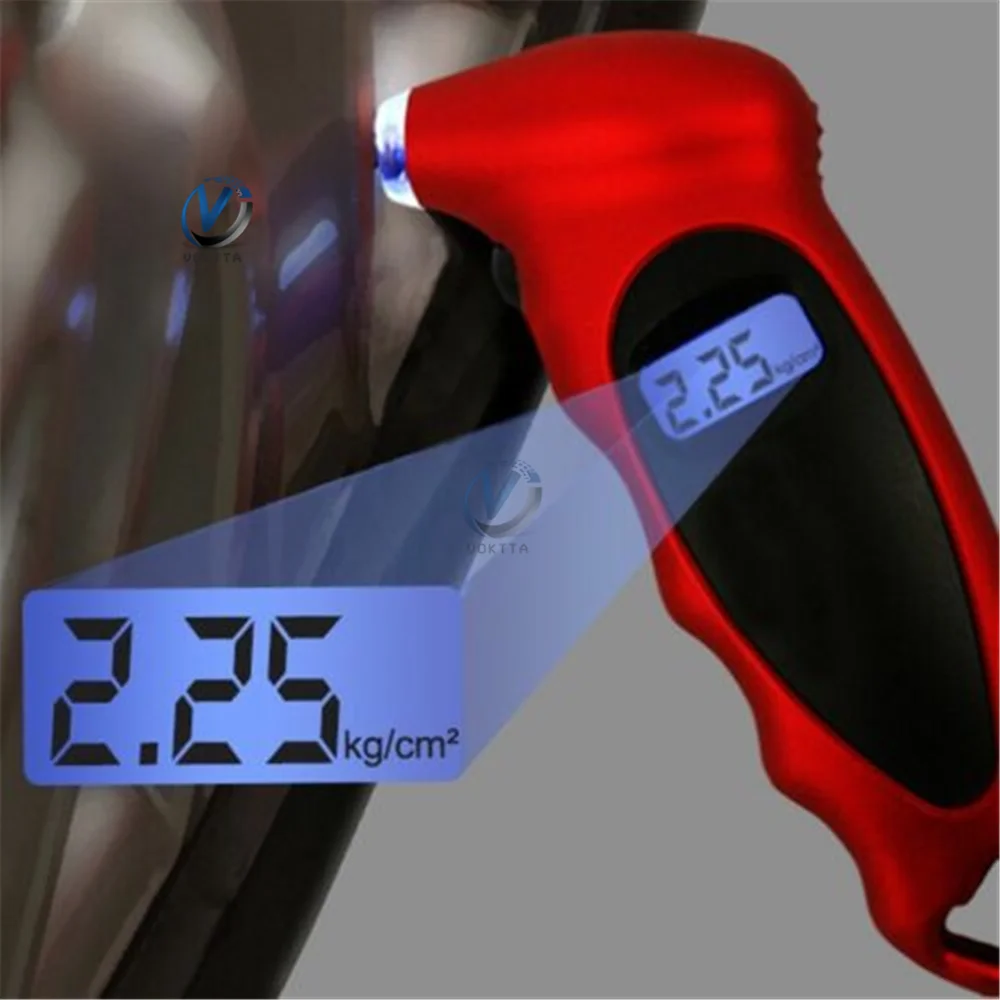 Digital Car Tire Air Pressure Gauge Meter Manometer Barometers Tester LCD Digital Display for Car Motorcycle Tools TH805/HT207