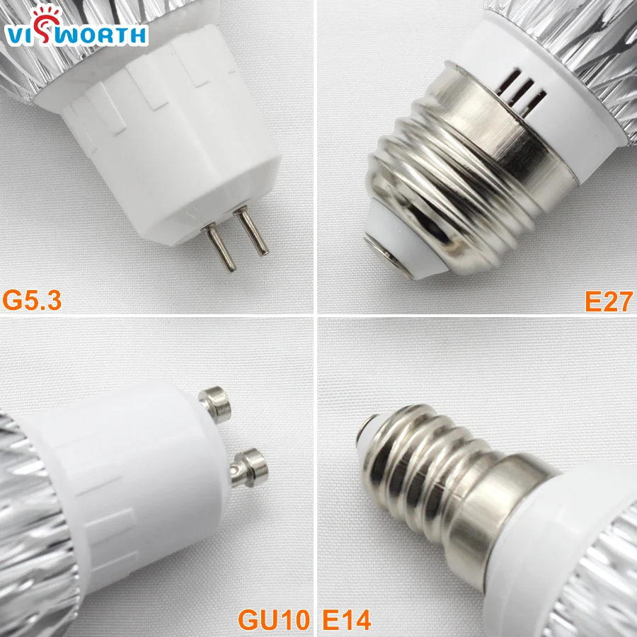 Refletor led regulável 9w 12w cob lâmpada led g5.3 gu10 e14 e27 lampada spot light ac 110v 220v 240v branco quente e frio lampara