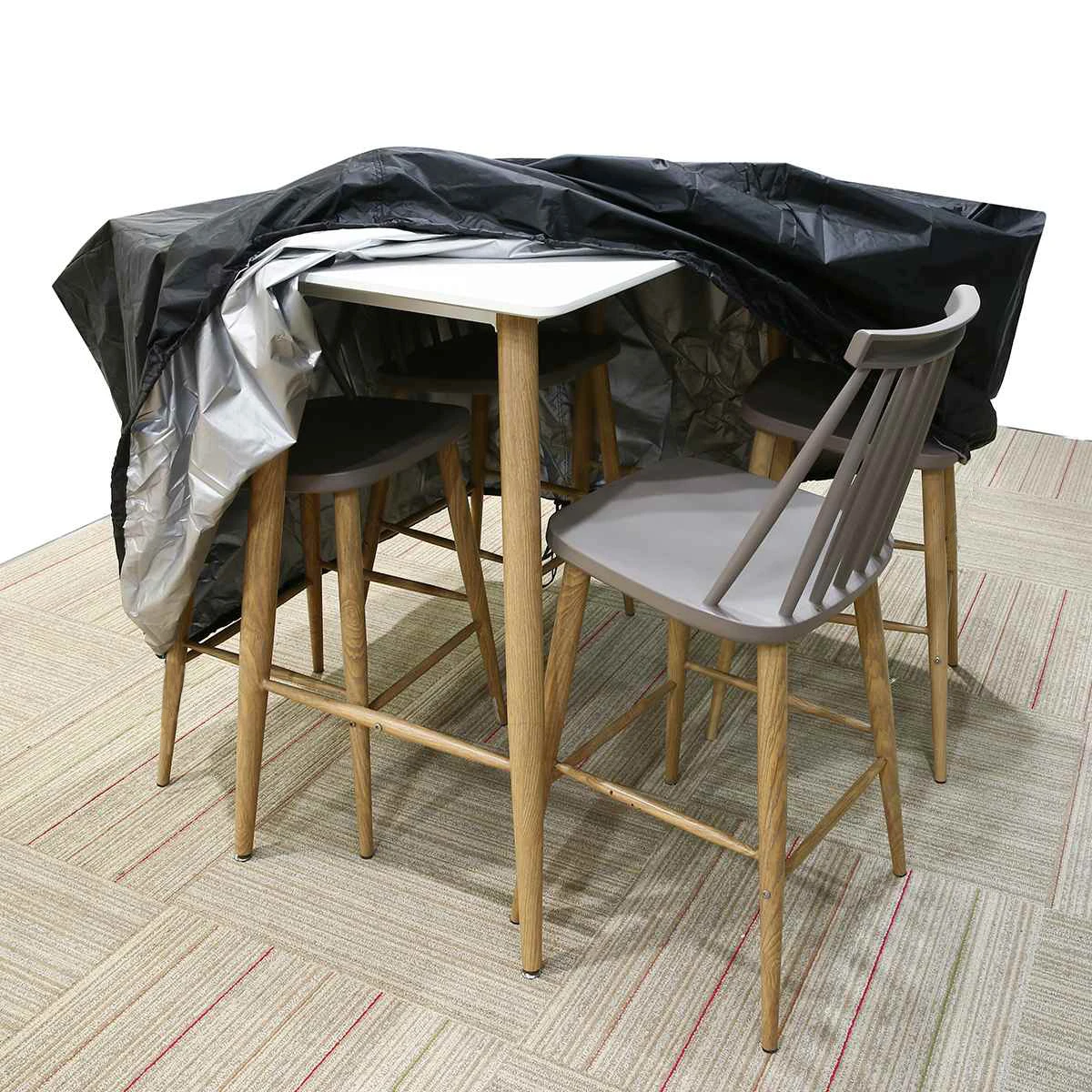 190T 210D Patio Waterproof Cover Outdoor Garden Furniture Covers Rain Snow Chair covers for Sofa Table Chair Dust Proof Cover