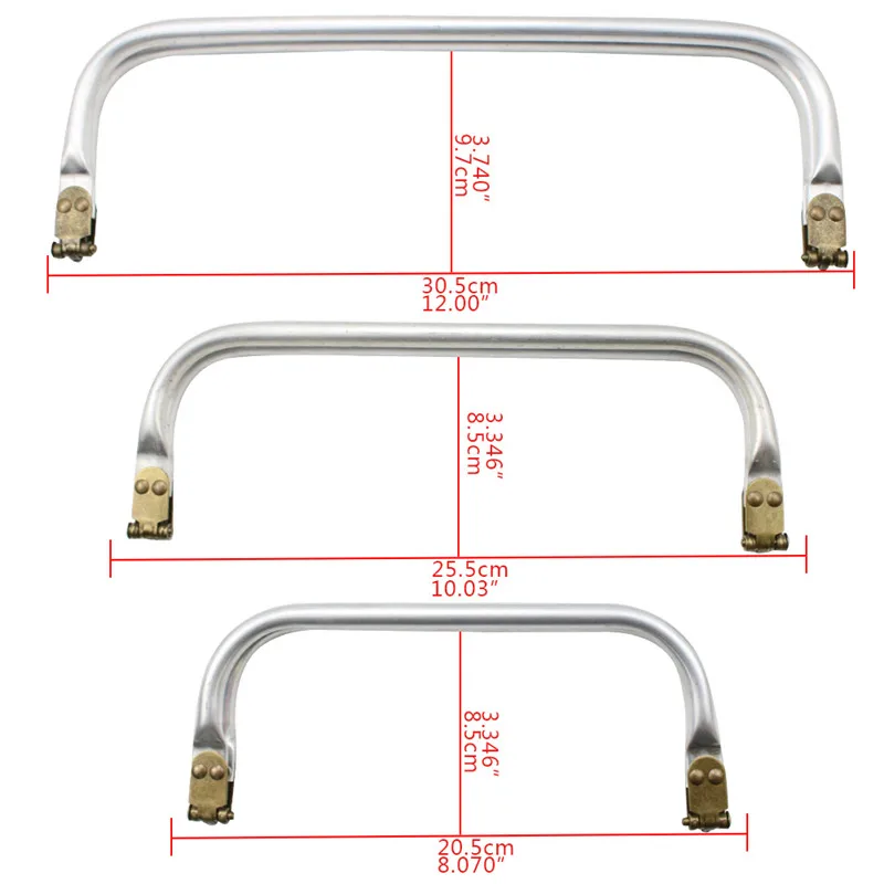 20cm 25cm 30cm Doctor aluminum tube Frame DIY Handbag Frames