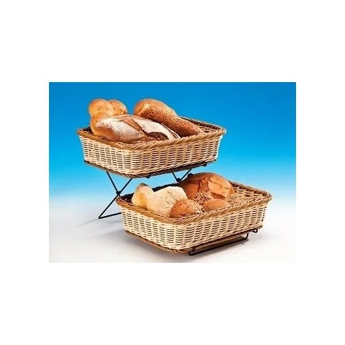 

Zicco Wicker Bread Cart Pita Service Storage Knitting Breadstuff Box 27 X36X9