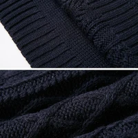 Plus Size Women Casual Knitted Long Sleeve Winter Dresses Sweater Solid Knee Length Loose Fat Female Over Size Dresses 4XL - Image 4