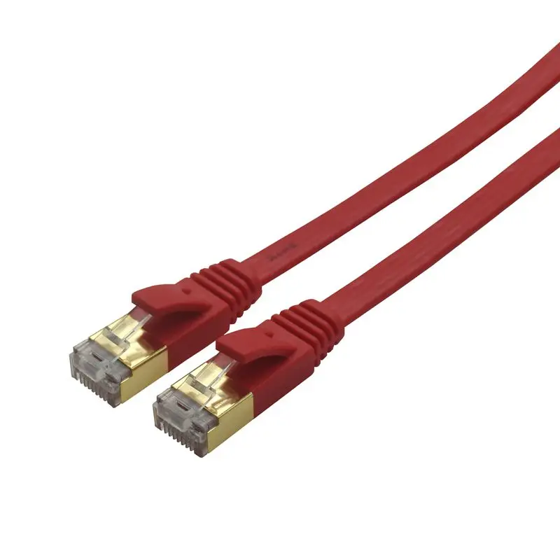 10 gb/s Cat7 długi kabel 10M 15M 20m 25M 30M 40M 50cm CAT7 płaskie STP kabel sieciowy Ethernet RJ45 Patch LAN PC Router laptopa CAT6A