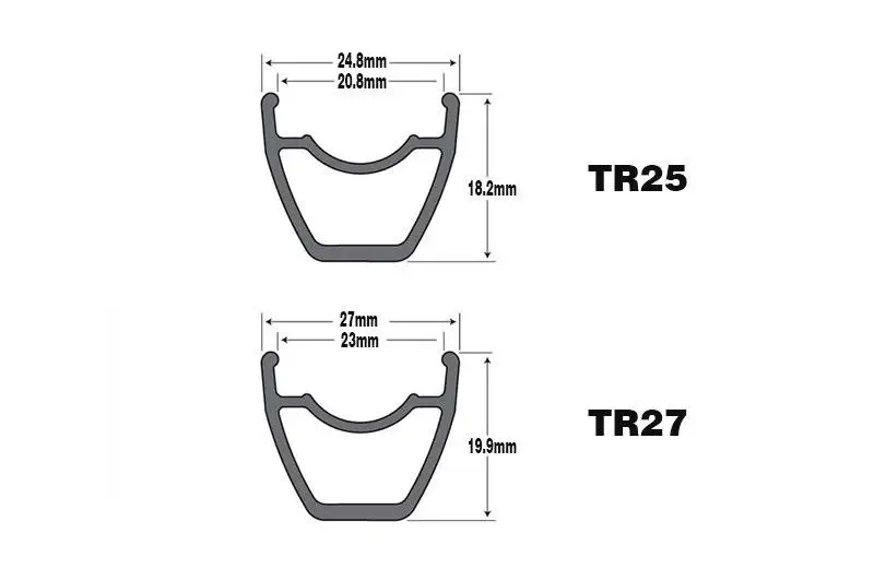 Sunringle-MTB Bicycle Rims, Mountain Bike Circle, Tubeless Ready, XC TRAIL AM, TR25, TR27, 26 \