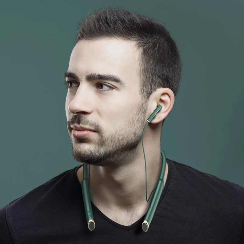 S01 Bluetooth 5.1 cuffie ANC cuffie senza fili con archetto da collo in esecuzione auricolari con cancellazione attiva del rumore cuffie da gioco per lo Sport