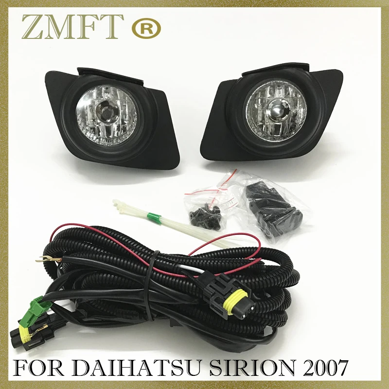 1set Car Front Fog Light Assembly For DAIHATSU SIRION 2007 For TOYOTA  PASSO 2013 Fog Lamp Wiring Switch Set