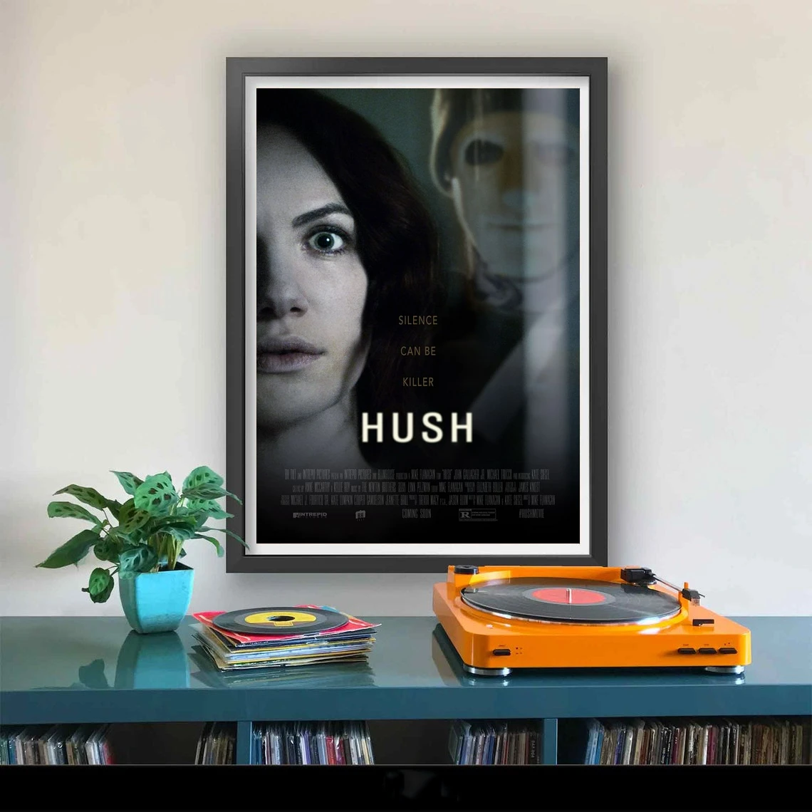 Hush فيلم قماش المشارك طلاء جدران المنزل الديكور (بدون إطار)