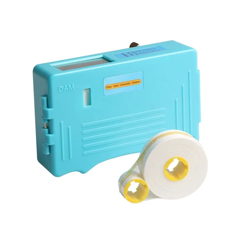 

High Quality OAM Fiber Optic Connector Cleaner Clean Box Cassette Cleaner End Face Cleaner