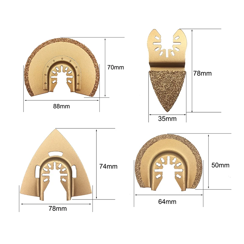 Oszillierende Sägeblätter Multi-Funktion Kit für Erneuerer Power Holz Schneiden Werkzeug