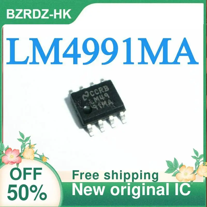 10PCS LM4991 LM4991MA LM4991MAX   New original IC