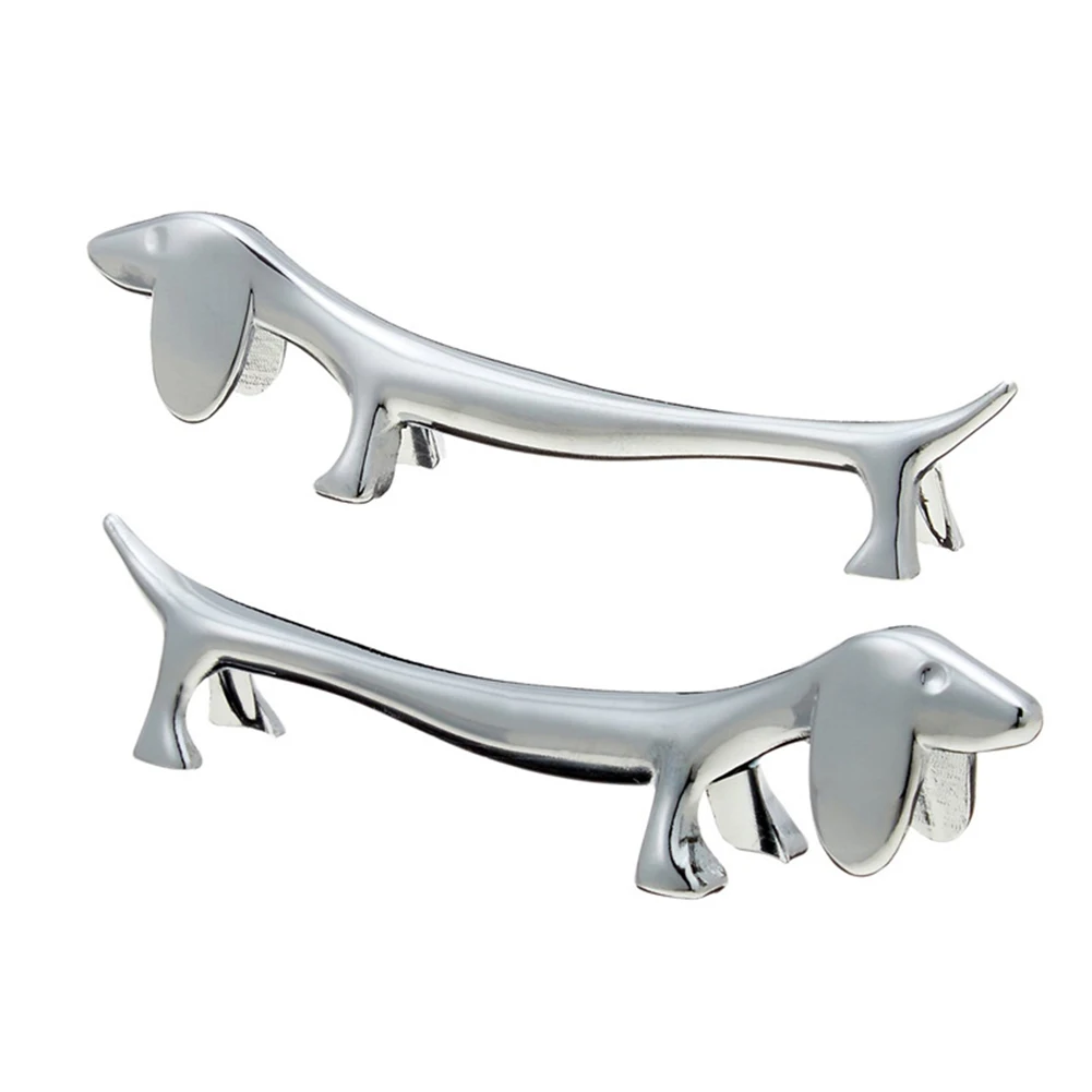 Dog Shape Chopsticks Holder Stainless Steel Chopsticks Rest Kitchen Gadgets Cutlery Shelf Table Decoration masterly