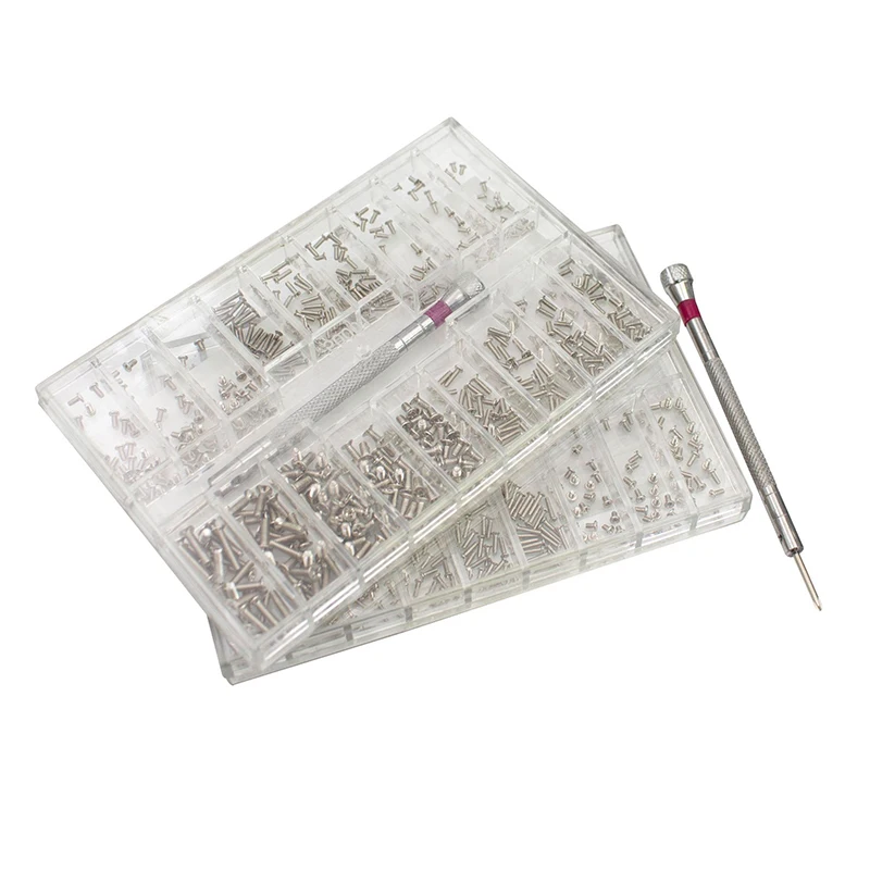 Mini vis Phillips à tête fraisée/plate/ronde, 18 Types, 1.2mm, 1.4mm, 2.0mm, kit de bricolage pour montre, ordinateur portable