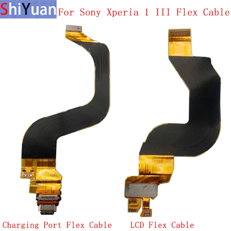 

USB Charging Dock Port Connector Board Flex Cable For Sony Xperia 1 III LCD Flex Cable Replacement Parts