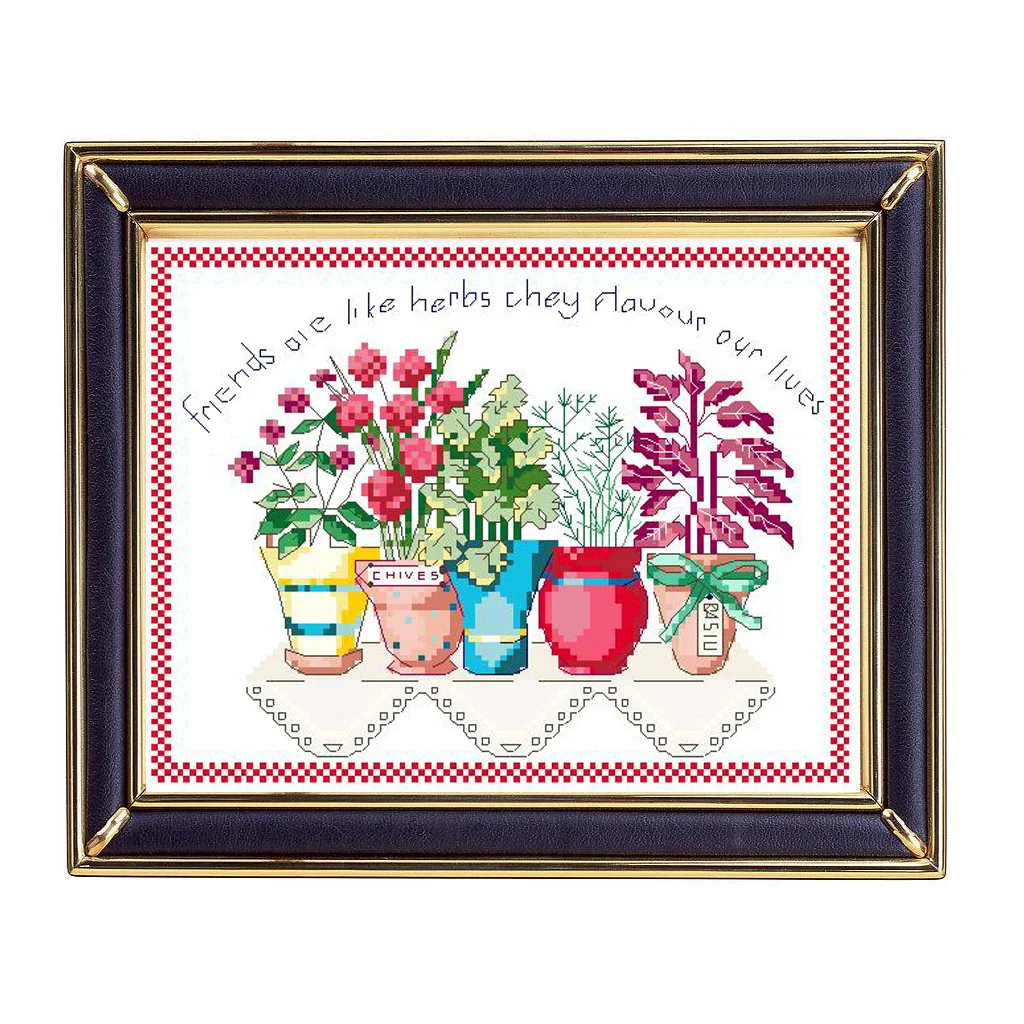 

HC1181 DIY Home Decoration Fun Needlework Craft Counted Cross Stitch Kit Embroidery Floss 14CT 18CT Stich Packages Paiting Gift