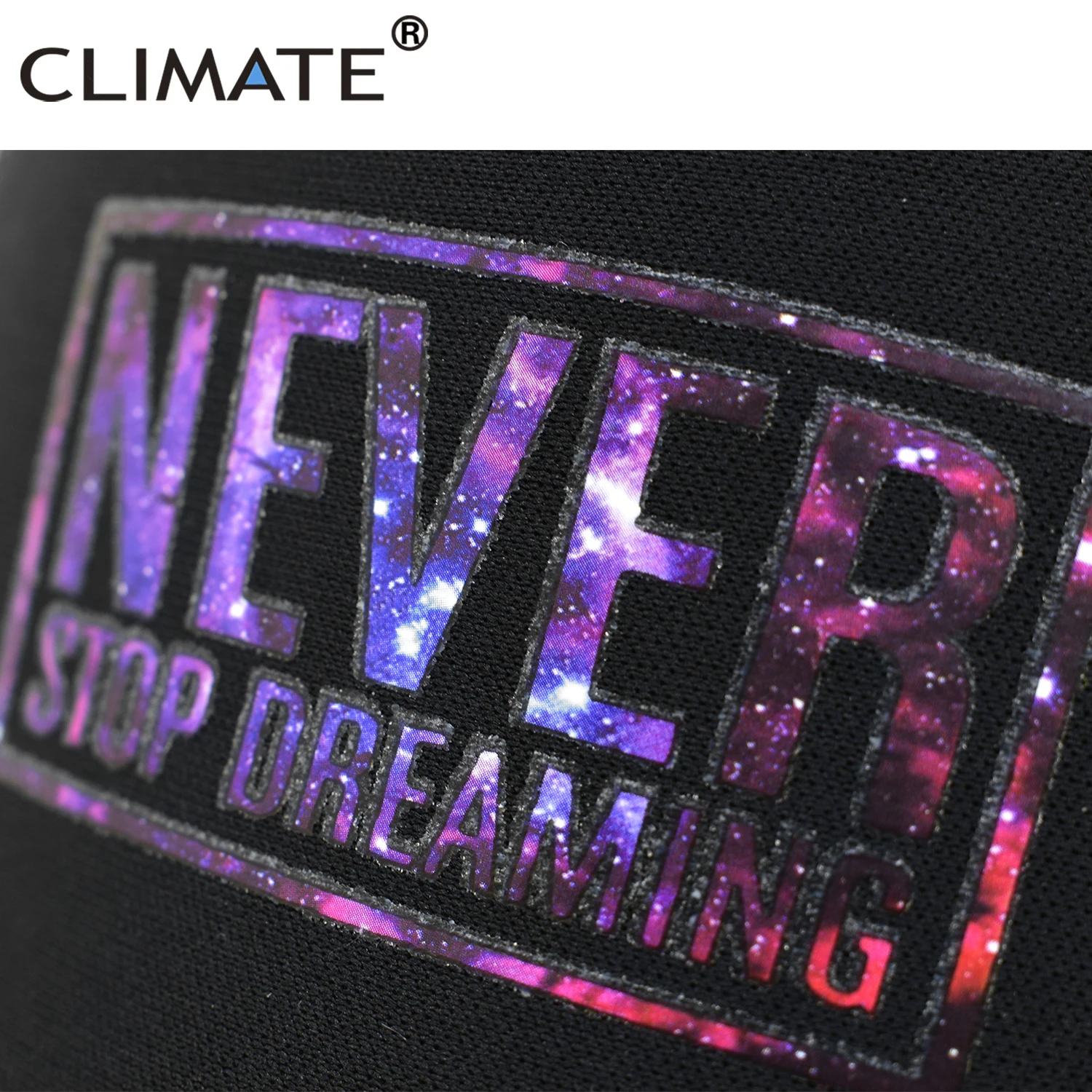 CLIMATE Mesh Cap 3D Stars Never Stop Dream Cool Trucker Cap Youth Black Cap Summer Hip Hop Mesh Trucker Caps Hat for Men Youth