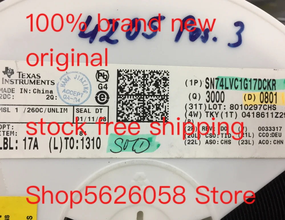 10PCS/LOT SN74LVC1G17DCKR SOT23-5 100% new original freeshipping