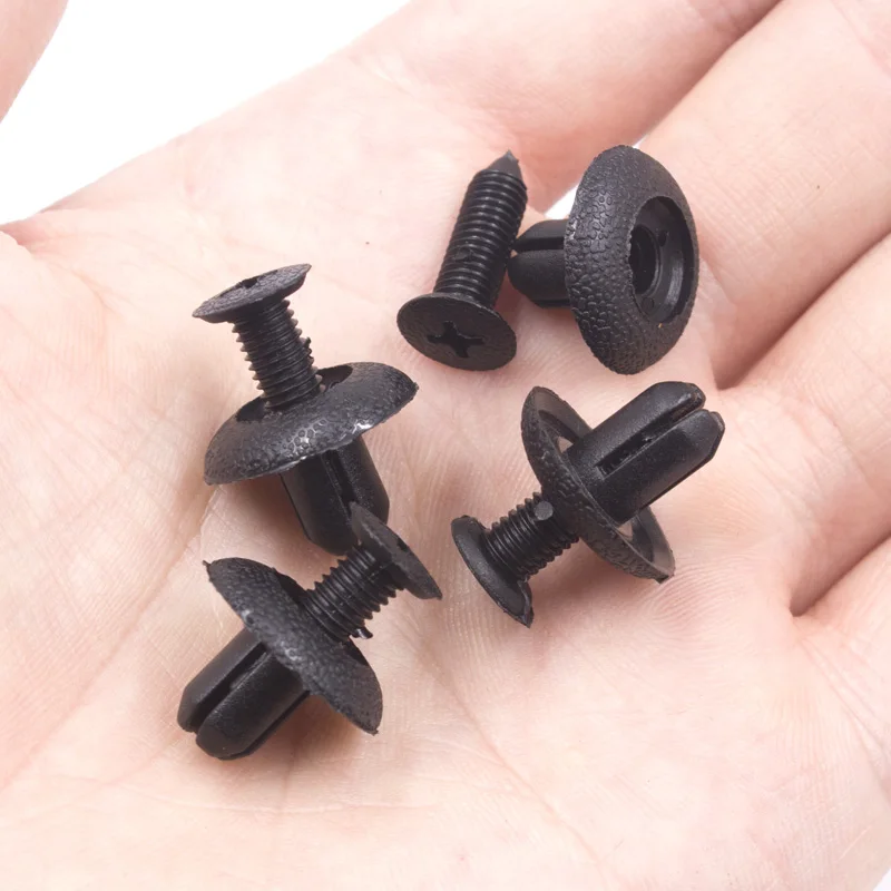 For BMW Car Clips 30x Trim Panel Fastener Clips 7mm Hole Plastic Push