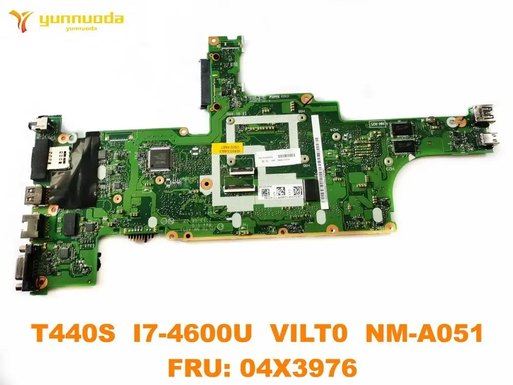 Original for Lenovo Thinkpad T440S Laptop  motherboard T440S  I7-4600U  VILT0  NM-A051  FRU 04X3976 tested good free shipping