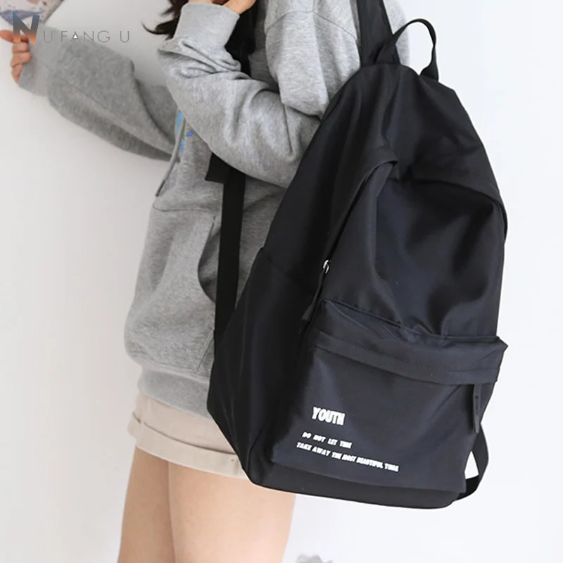 2020 Simple Design Teenagers Fashion Women Oxford Backpack Middle School Student Useful Book Bags  Leisure Travel Men