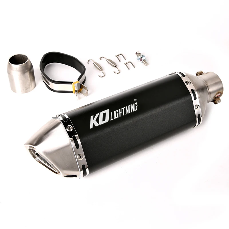 Universal 38-51 mm Motorcycle Exhaust Muffler Pipe Dirt Bike ATV Escape Removable DB Killer for CBR500R RC390 Z400 FZ6 GSR400