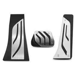 Accelerator Gas Brake Footrest Cover LHD Stainless Steel Car Pedal For BMW X5 X6 F15 F16 E70 E71 E72 2008 - 2018