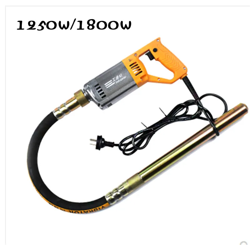 35mm 220V Concrete Vibrator 1280W/1800W  With Copper Motor vibrator for concrete