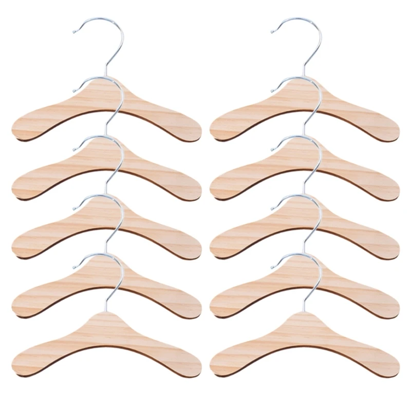 10Pcs Dog Clothes Hanger Thin Space Saving Hook Practical and Durable Use Pet Gift for Small Dog Clothing D14 21