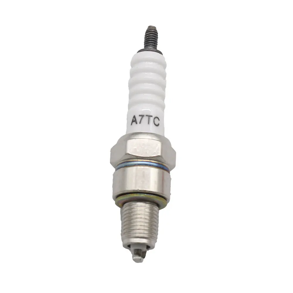 Spark Plug A7TC 10mm Fit for Dirt Bike Moped GY6 50cc 70cc 90cc 125cc 150cc Scooter ATV