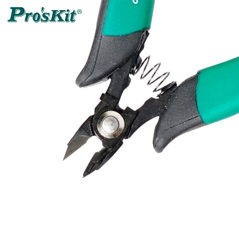 Proskit PM-5101-C Mini two-color Ruyi cast steel diagonal pliers for cutting components or trimming leads TPR non-slip handle