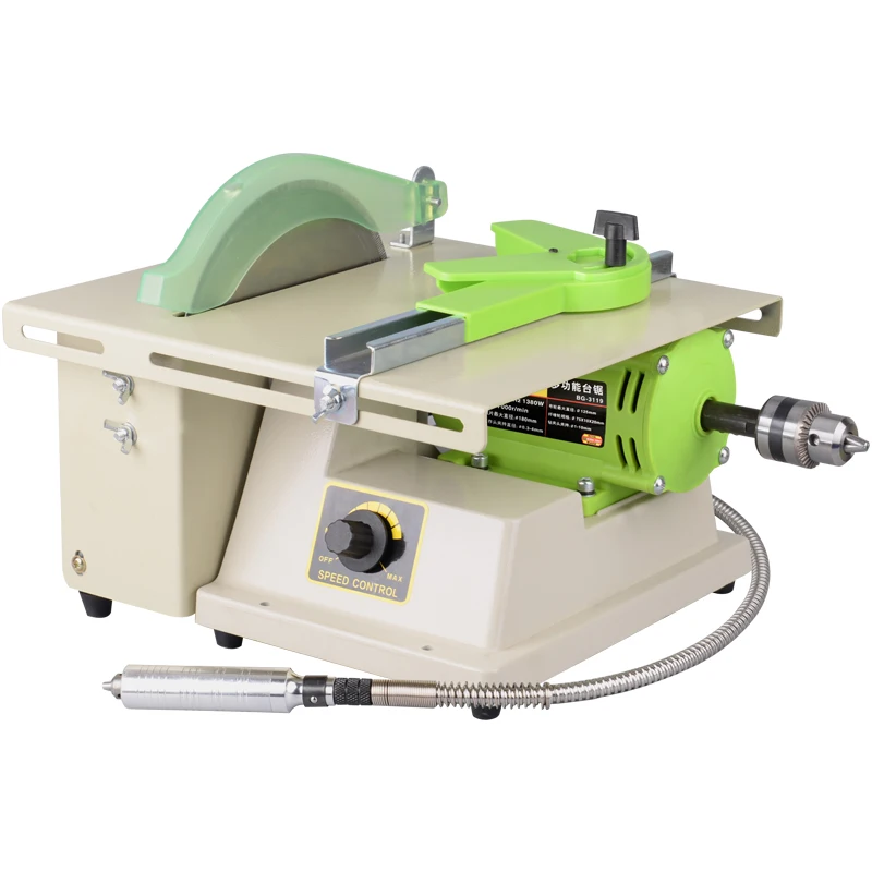 Jewelry Stone Rock Woodworking Carving Polisher Buffer Lathe Grinding Cutting Machine Set Electric Grinder Tools Kit 1380W 220V