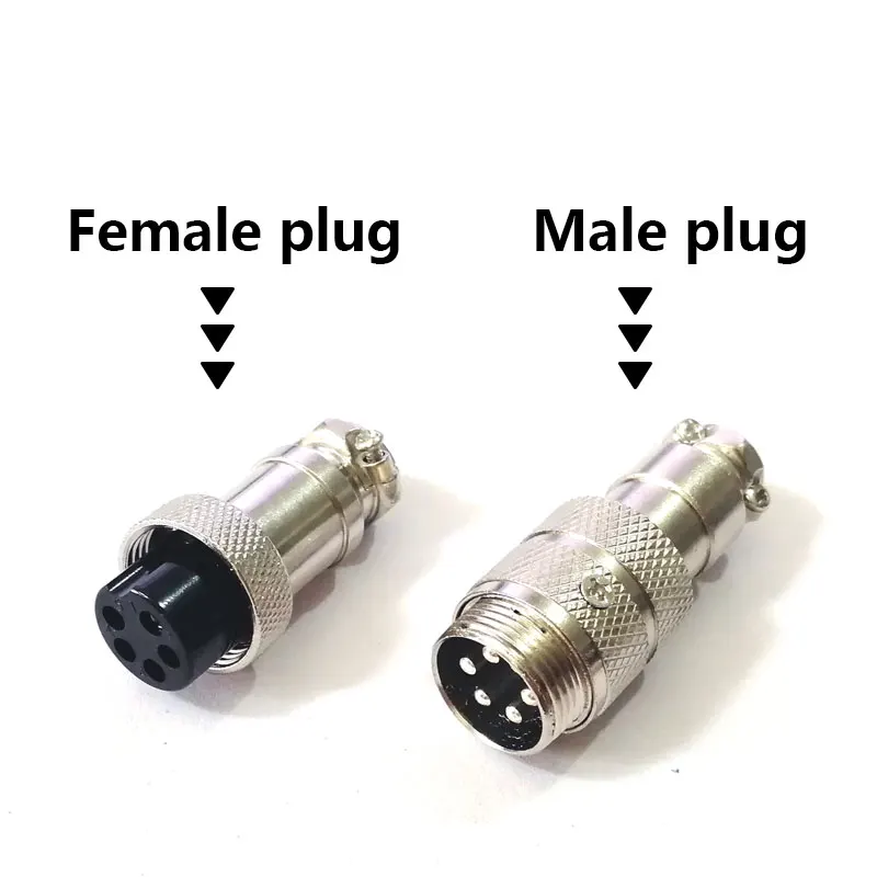 1set GX16 2/3/4/5/6/7/8/9 Pin Docking Male & Female 16mm Circular Aviation Socket Plug Wire Panel Connectorire Panel Connector