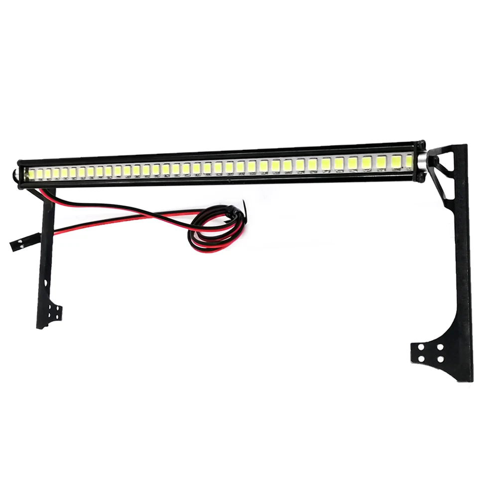 Nuova lampada da tetto per auto RC 24 36 LED Light Bar per 1/10 RC Crawler Axial SCX10 90046 90060 SCX24 Jeep Wrangler JK Rubicon Body