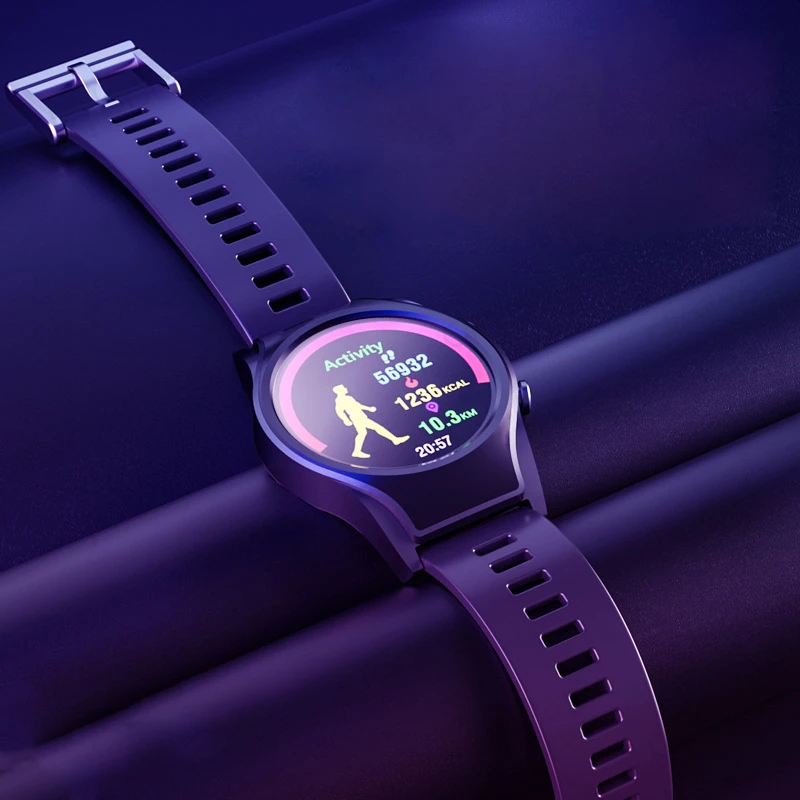 Reloj inteligente con pantalla táctil redonda OLED, dispositivo con cámara espion espia, Mini cámara, grabadora de Audio y vídeo por voz, HD 1080P, rastreador de Fitness