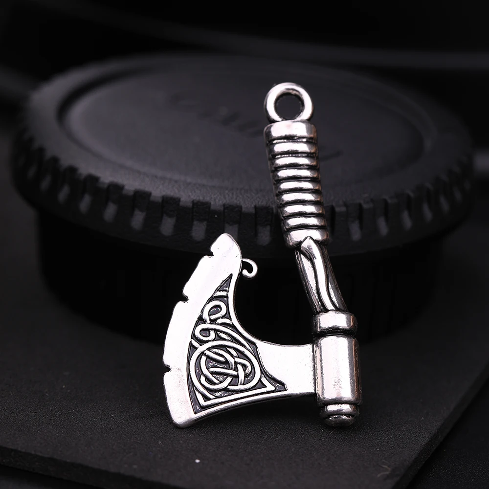 Dawapara Religious Axe Slavic Charm Pendants Amulet Symbol Religious Celtics Knot Viking Charms DIY Accessories