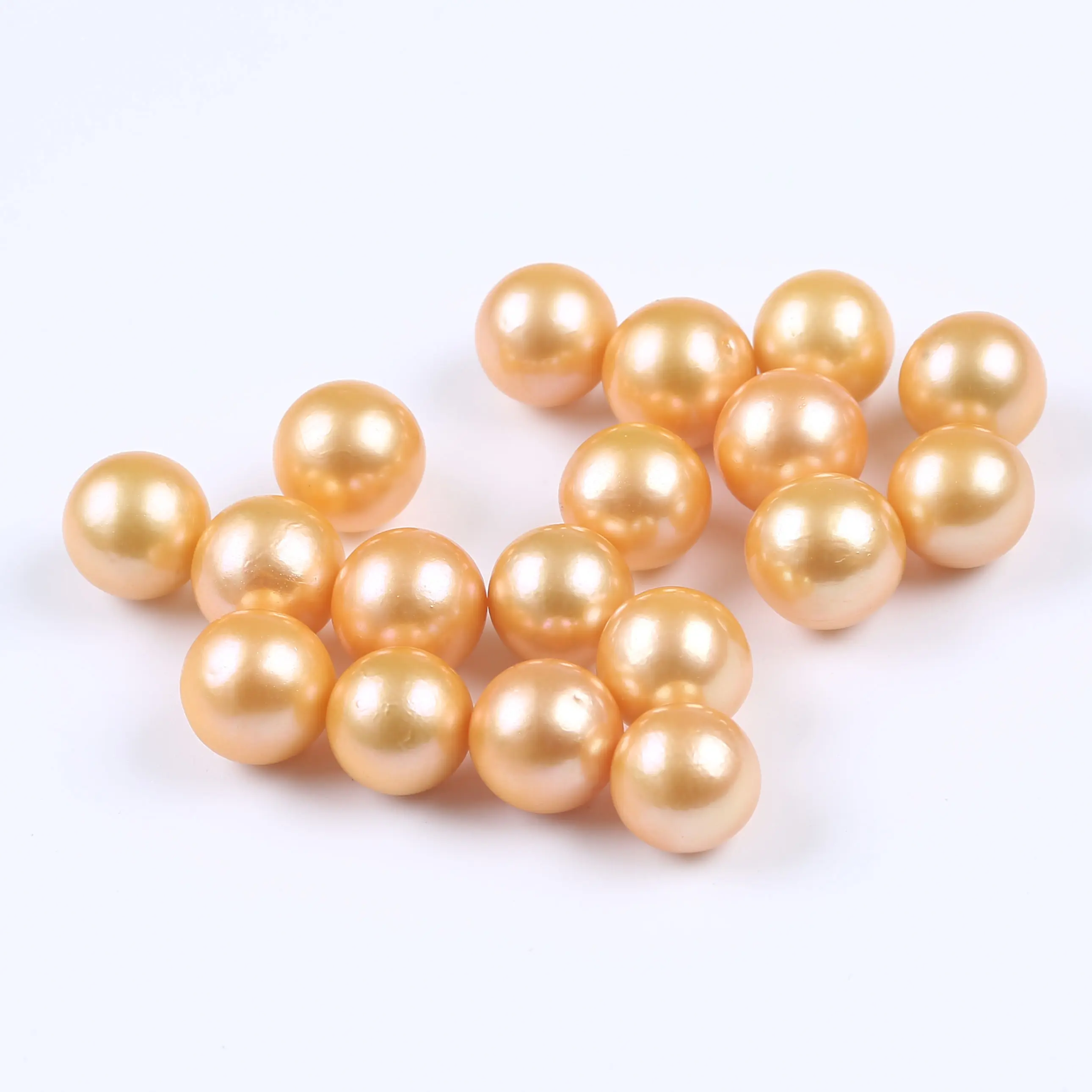 12mm Gold Color Big Edison Loose Pearls freshwater pearl gold pearl wholesale