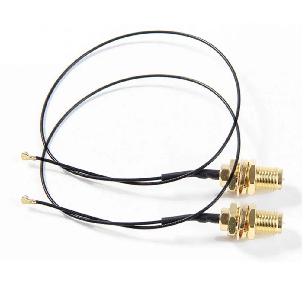 2x 6DBi/8DBi câble F4 U.fl successif à RP-SMA antenne Wifi pour carte NGFF M.2 AX210 AX200 AX201 AC9260 9560 8265 8260 7265 7260