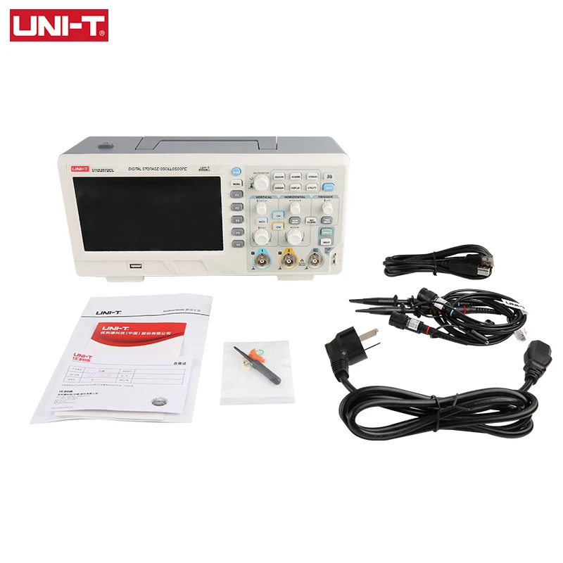 UNI-T Digital Storage Oscilloscope UTD2072CL 70MHz Automotive Oscilloscope 2 Channels USB Osciloscopio 500MSa/S Sampling Rate