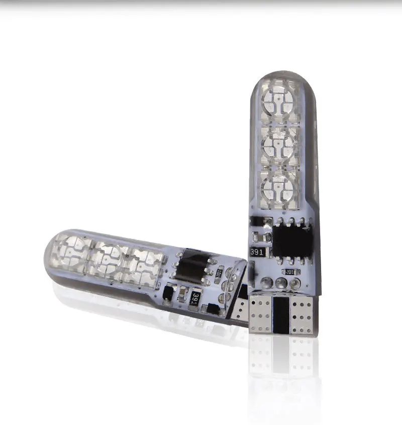 2/4 шт 12V светодиодный 5050 SMD 1,2 Вт Авто RGB светодиодный внутренний купол Клин для чтения светильник строб лампа